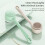 USB Electric Long Handle Bath Brush 4 Interchangeable Head-Blue 5