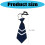 Multi Size Snap On Necktie For Family Sharing Durable-C 3