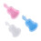12Pcs Violin Shape Candy Holder Plastic Candy Chocolate-Pink 2