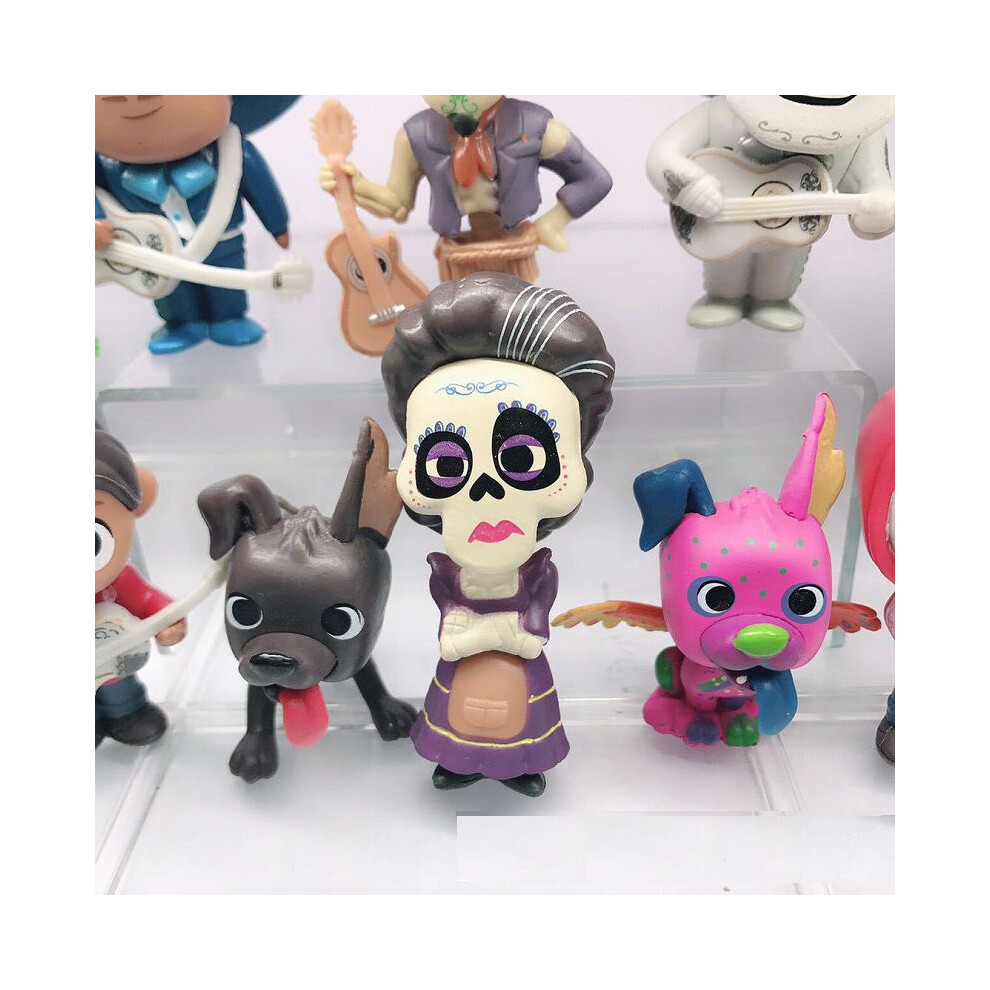 Movie 8pcsset Coco Miguel Hector Dante Imelda Pepita Toys Action Figure