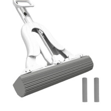 Mop al Collodio Lavabile A Mano, Mop Portatile Auto-Strizzante, Mop per Bancone Della Cucina, Mop Portatile