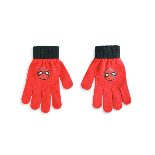 Marvel Marvel Spiderman Beanie and Gloves Set (Boys Multicoloured) 1
