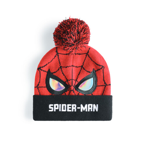 Marvel Marvel Spiderman Beanie and Gloves Set (Boys Multicoloured) 2