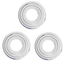 Badminton Racket 7C Flat Rubber, Soft and Shock-Absorbing, Good Elasticity, Not Easy to Deform When Stretched,White