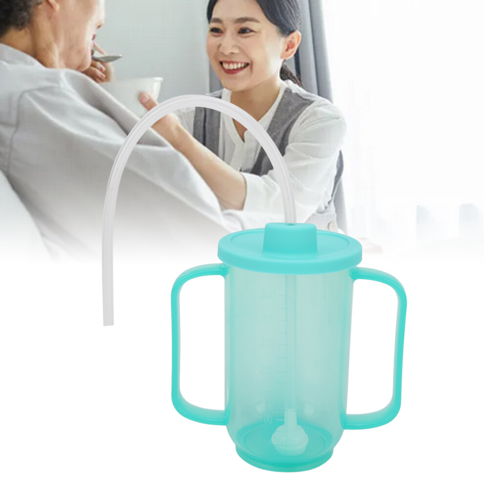 Adult Spill-Proof Sippy Cup with Dual Handles, 300ml PP Feeding Cup