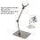 5 pcs Black Plastic Action Figure Stand Support for 1/144 Models 5