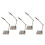 5 pcs Black Plastic Action Figure Stand Support for 1/144 Models 14
