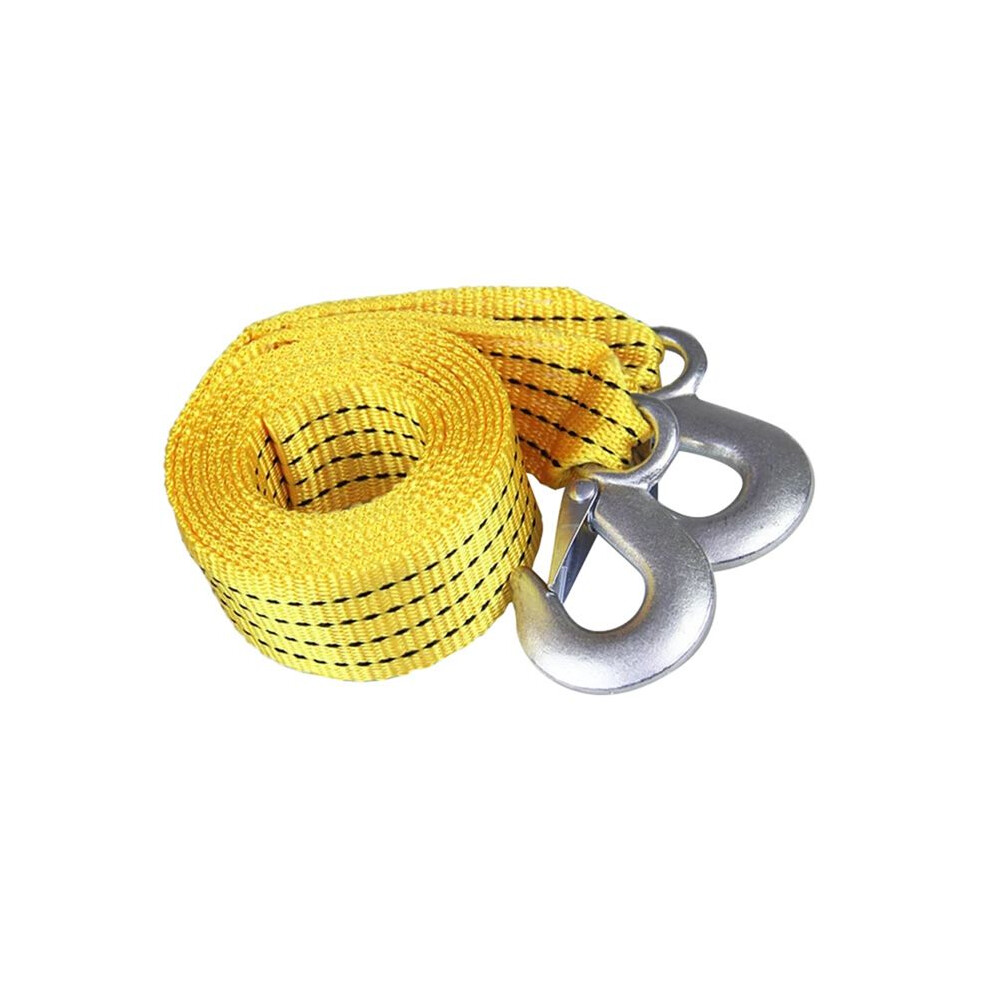 1 Pcs Car Tow Cable Heavy Duty Trailer Rope Towing Pull Rope Strap Hooks Van Road Recovery Nylon Rope 4713675740893