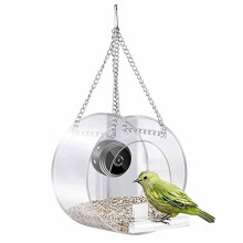 Vogelfutterhaus mit Kamera, WLAN-Fernverbindung zum Mobiltelefon für Vogelbeobachtungsfotos