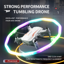 Dron blanco con control remoto 15x15x3cm, 3.7V 550mAh