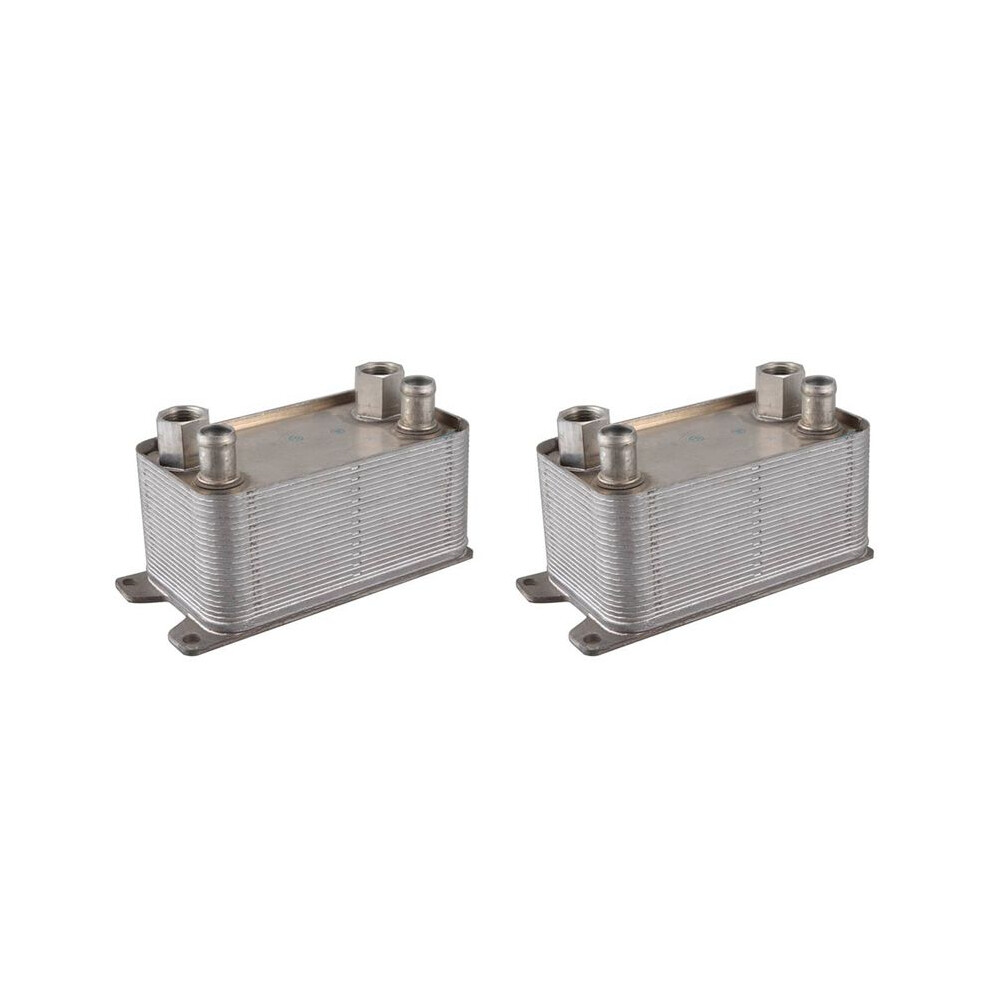 2X Tractor Parts Oil Cooler Fits For Loader & Backhoe Models At318085 At349656 6032129623031