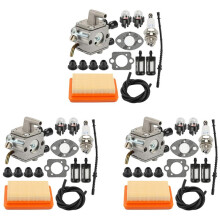 3X Carburetor Air Filter Kit for FS120 FS200 FS250 FS300 FS350 FR350 FR450 FR480 Replace 4134 120 0653 4134 120