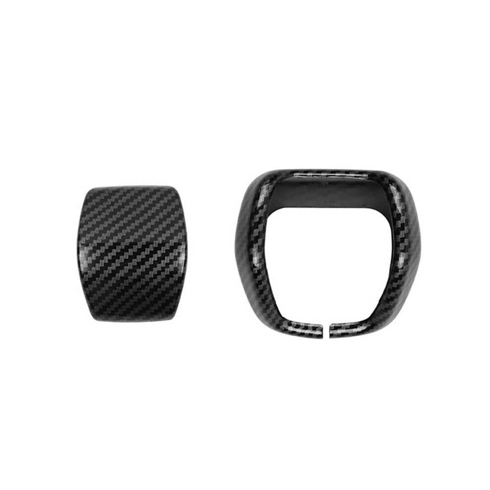 Car Gear Shift Handle Cover Stickers Gear Shift Knob Trim For Alphard/Vellfire 40 Series 2023+ Carbon Fiber 6033189745350