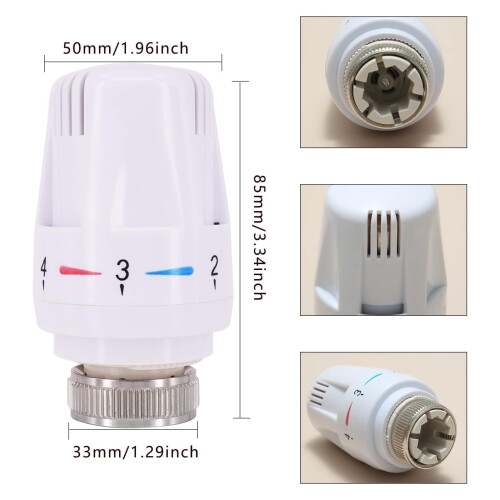 Vertical Panel Radiators Valves With 5 Adjustable Level-DN15 2