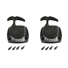 2X Avviamento Un Strappo Facile da Avviare per Motore 32Cc-36Cc CY per 1/5 Hpi Baja 5B Rovan LT Losi 5Ive-T,Nero