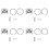 4X for  MS381 Piston Assembly MS381 Piston Assembly Kit PISTON ASSEMBLY 1