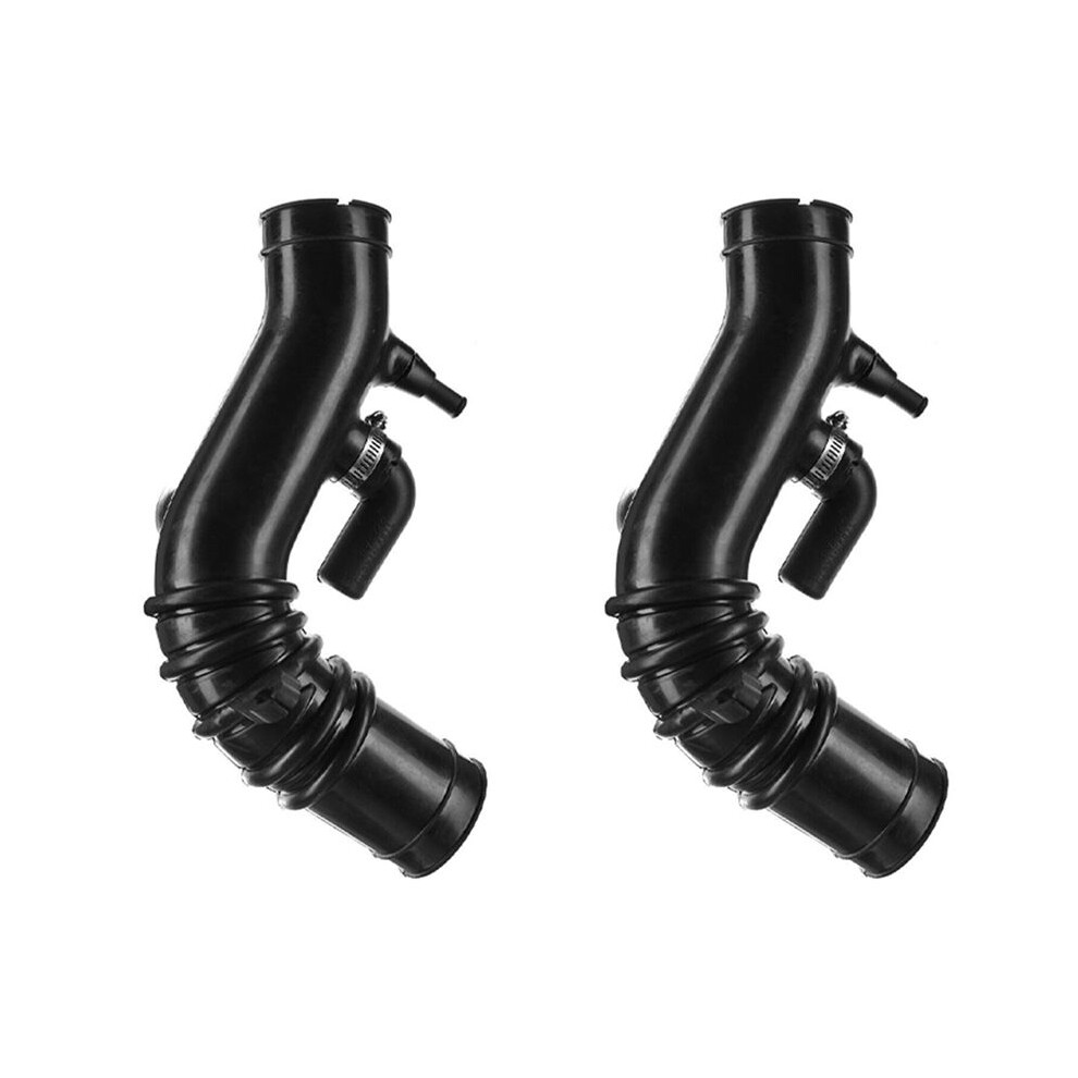 2X Engine Rubber Air Intake Hose Tube For Camry 1997 1998 1999 Solara 2.2L 17881-74731 17881-03120 17881-03121 Black 4711721929131