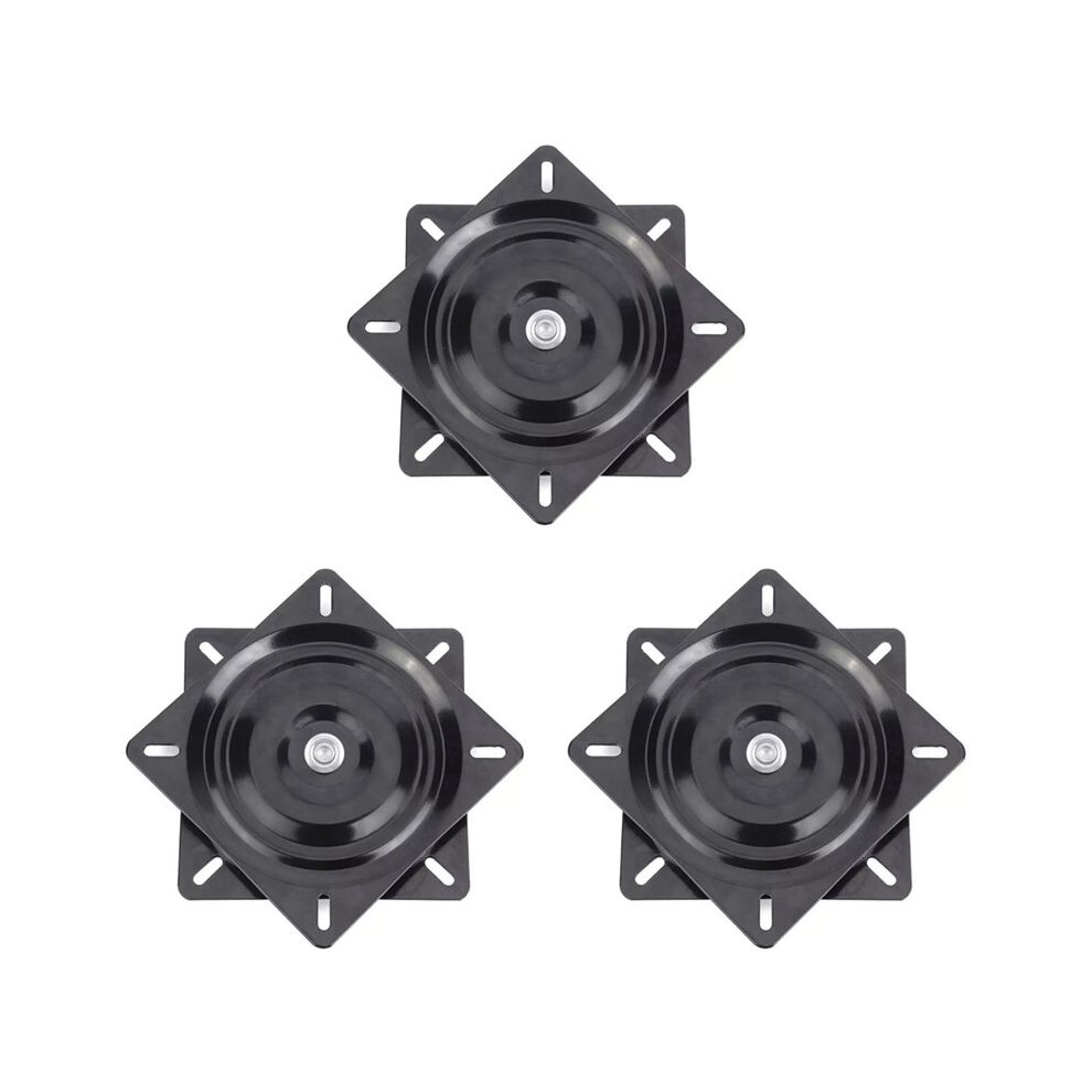 3Pcs 6 Inch Boat Swivel Plate Fishing Boat Marine Swivel Rotation 360 Degree Rotation Universal Set 4712271100025