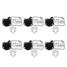 6X 63V-W0093-00 Boat Motor Carburetor Repair Kit for 2-Stroke 9.9HP 15HP Outboard Engine