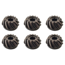 6X BåTmotor Pinion Gear Bevel för Outboard 6E7-45551-00 01 F9 F9.9 F15 F20 9.9HP 15HP 13T 2/4-Stroke Before 1996