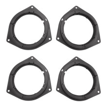 2X 6.5 Pouces Avant Arrière Porte Haut-Parleur Stéréo Tapis Adaptateur Fil Montage Bouchons Plaques Support Entretoises Anneau pour Rav4 09-21
