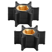 2X 389576 Buitenboordmotor Waterpomp Waaier voor Johnson Evinrude OMC BRP Buitenboordmotor 4Hp 4.5Hp 8Hp 2 Takt 1980-1997