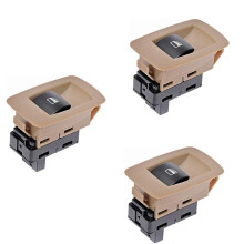 3X Car Beige Passenger Side Front/Rear Window Lifter Button for E90,E91,323I,325I,328I 61316945876