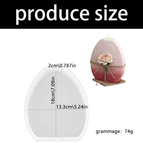Silicone Mould Suitable for Easters Eggs Candle and Other Craft 2