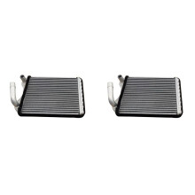 2X MB813485 Heater Core Radiator for  Montero V20 Pajero 2 MK2 V31 V32 V33 V43 4G54 4G64 6G72 6G74, Front