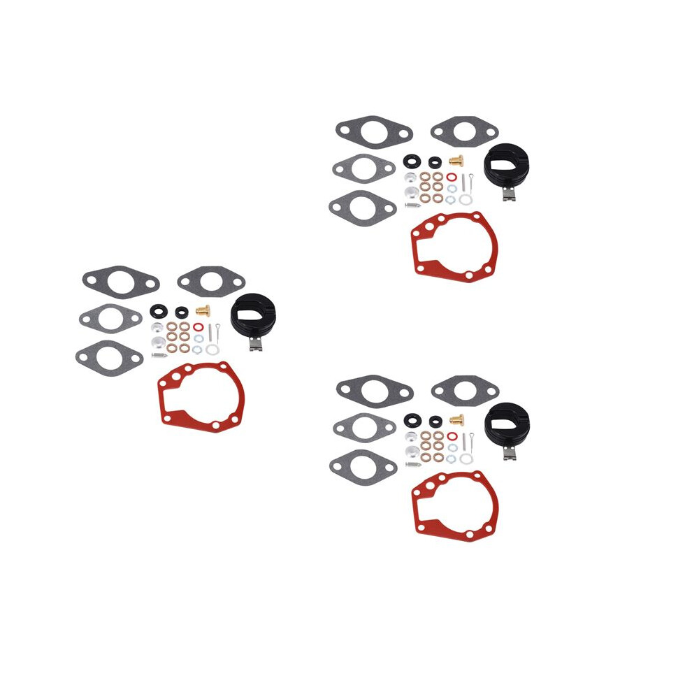 3X Carburetor Carb Repair Rebuild Kit For Johnson/Evinrude 439071 0439071 4713802265893