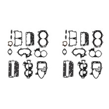 2X Pakkingset Powerhead voor Johnson/Evinrude 25/35Pk 2Cyl X-Ref 433941 18-4307