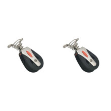 2X Polea de Nailon de Acero Inoxidable, Polea Giratoria, Polea para Cama de Ejercicio, Polea para Velero Marino, Accesorios de Aparejo