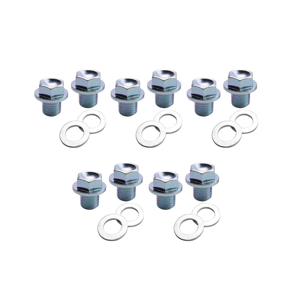 10Pcs Oil Pan Drain Bolt Plug With Washer For Accord 90009-R70-A00 4712406393070