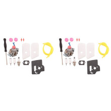 2X 128LD Carburetor Air Filter Tool Fuel Filter Carb Tune Kit for Trimmer Edger 28Cc 128C 128L 128R