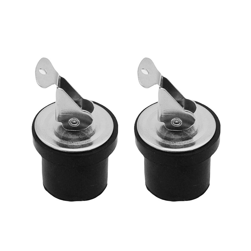 Compression Drain Plug Screw Type Rubber Seal Yacht Boat Drain Plug For 7/8-Inch Diameter Drains, Locks In Place 2Pcs 4713304995496