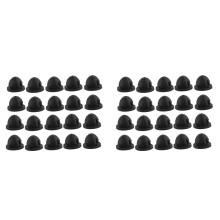 40 PièCes Tampons de Pare-Chocs de Capot de Voiture 11127614138 pour SéRie 1 2 3 4 5 6 7 Couvercle de Moteur Support en Caoutchouc Oeillet ButéE