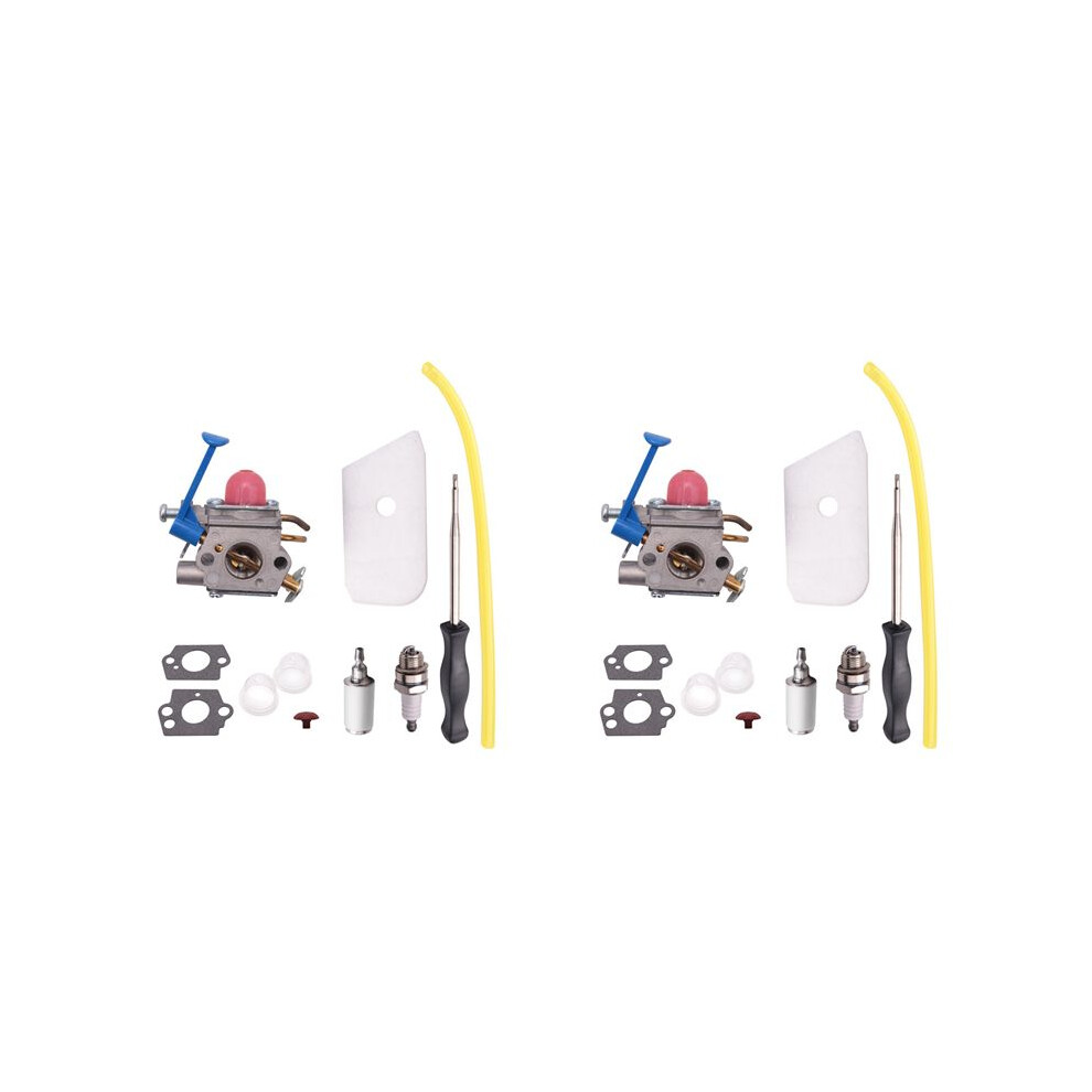 2X Carburetor Fits For 545081848 125L 125Ldx 128Cd 128L 128Ld 128Ldx 128R 128Rj Replaces C1q-W40a Trimmer Carb 4711456637424