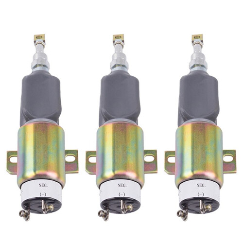 3X 24 V Generator Set Stopp Solenoid Default Park Magnet Ventil