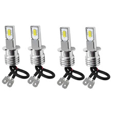 4 Stück H3 Superhelle LED-Scheinwerfer-Nebelscheinwerfer-Fahrscheinwerfer-Birnen-Kit 6000 K Weiß 10 W