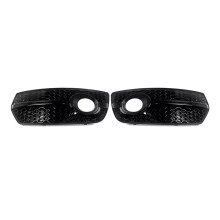 1 Par de Grade de Cobertura de Farol de Neblina Preto Brilhante em Formato de Favo de Mel para  Q5 8R 2009-2012 SQ5 Style 8R0807681A 8R0807682A