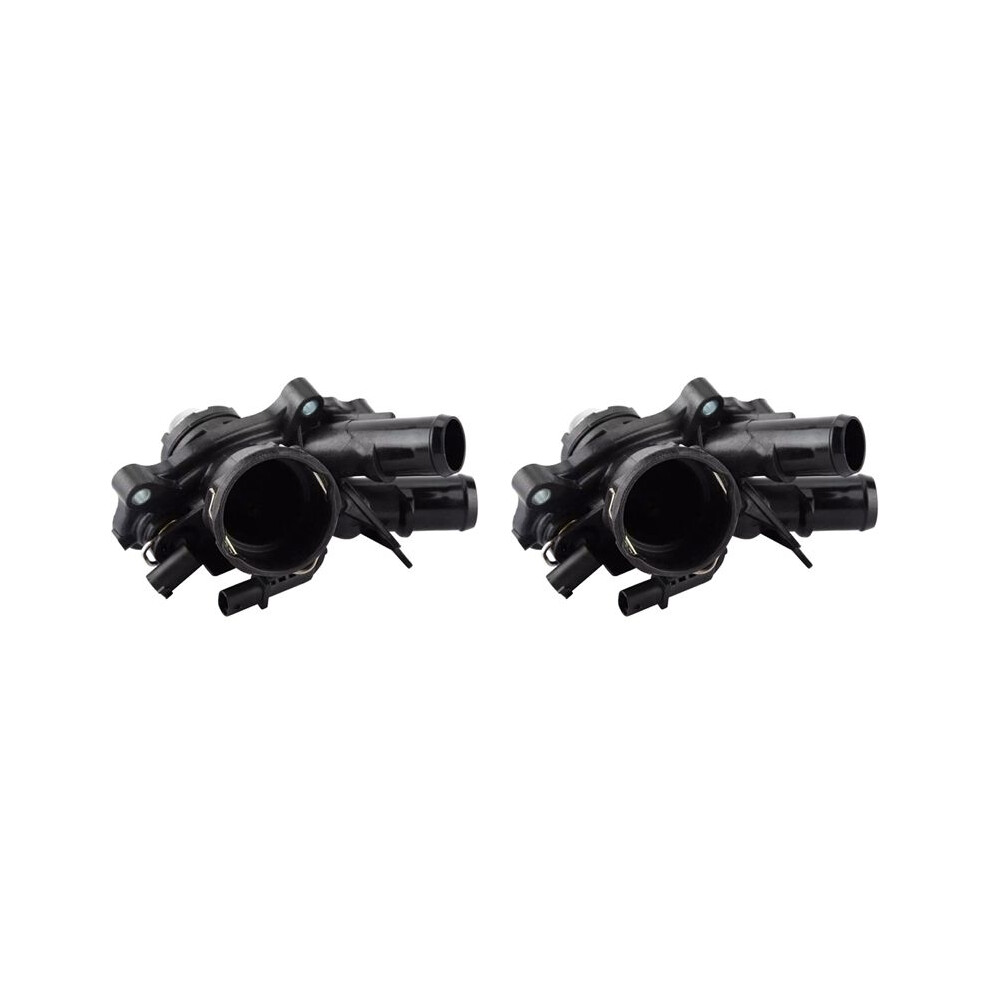 2X A2712000315 Car Coolant Thermostat Housing 2712000115 For M271 Engine C250 Slk250 4713321422777