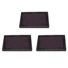 3X Motorcycle Air Filter for 250/250R/300 Abs Z300 Ninja250 Ninja250R Ninja300 Ex300