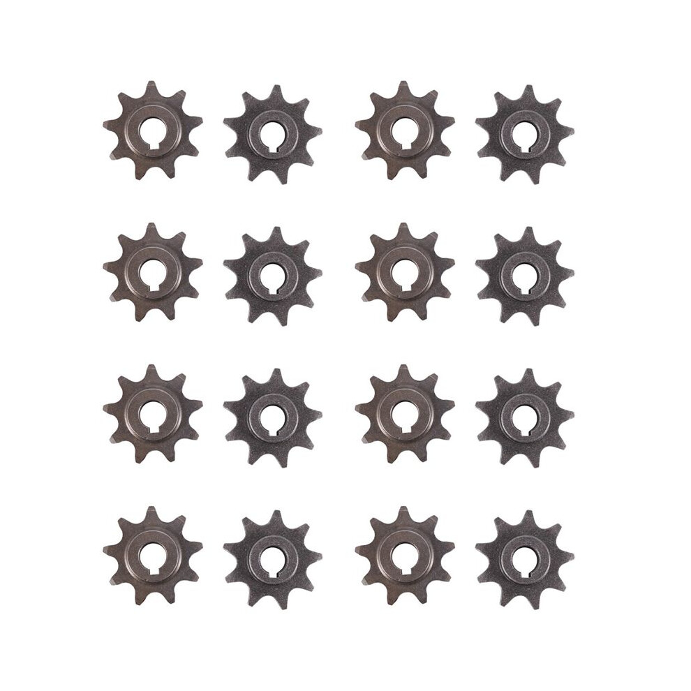 8X 9 Tooth Sprocket For Electric Bike Motor My1016z Unitemotor 9T Sprocket Electric Scooter Engine Sprocket For 410 Black 4714081843697