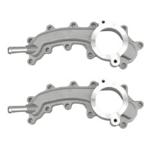 2X Car Aluminum Thermostat Base Cooling Thermostat Base 5184653AF for 200 300 Cherokee Charger