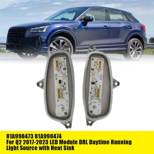 Right Full LED Module Control Unit 81A998474 for  Q2 2017-2023 DRL Daytime Running Light Source with Heat Sink 1