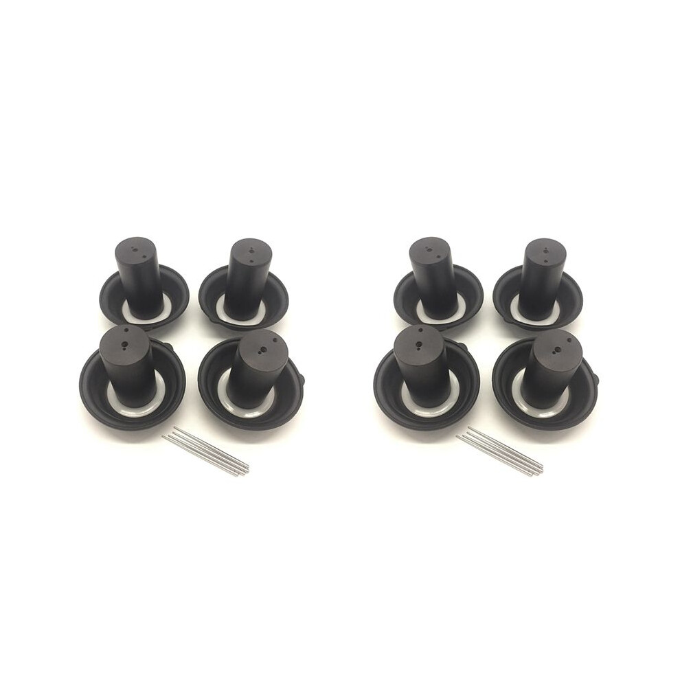 8Pcs For Vmax 1200 Vmx1200 1985-2007 V-Max 1200 Motorcycle Carburetor Repair Kit Plunger Vacuum Membrane Black 6134130601869