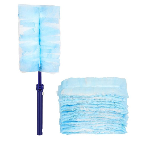 30 Delar Duster Refills med 1 Långt Handtag, Engångs Duster Refills Kompatibel för  Duster
