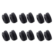 12 PièCes Ensemble Radiateur Isolant SupéRieur Supports Bague Caoutchouc Noir Adapté pour Accord 74173-SJ4-000