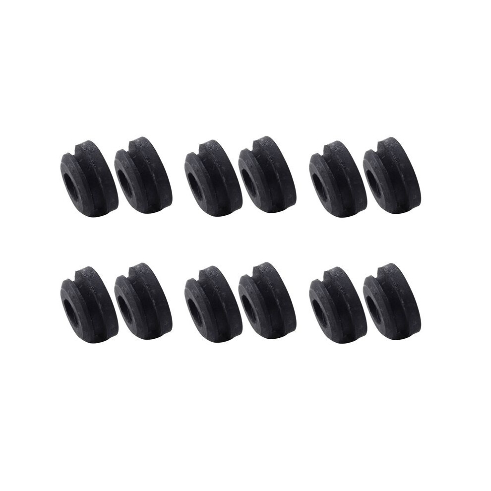 12Pcs Radiator Assembly Upper Insulator Mounts Bushing Rubber Fit For Accord 74173-Sj4-000 Black 6032099846409