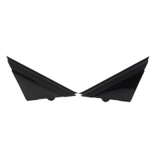 1 Pair Bright Black Rear View Mirror Triangle Mirror Decorative Plate 1SH17KX7AA 1SH16KX7AA for  500 2012-2019